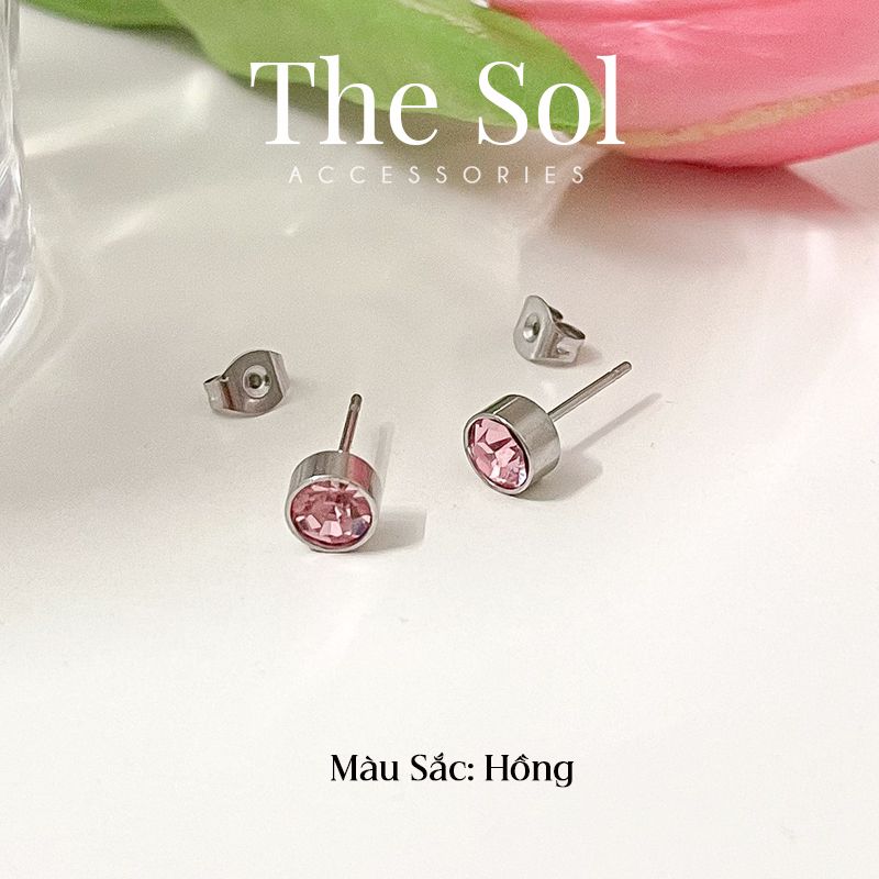 Bông Tai Titan Colour Diamond