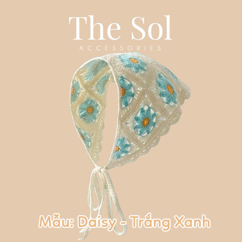 Khăn Trùm Đầu Hàn Quốc The Daisy - Vải Len