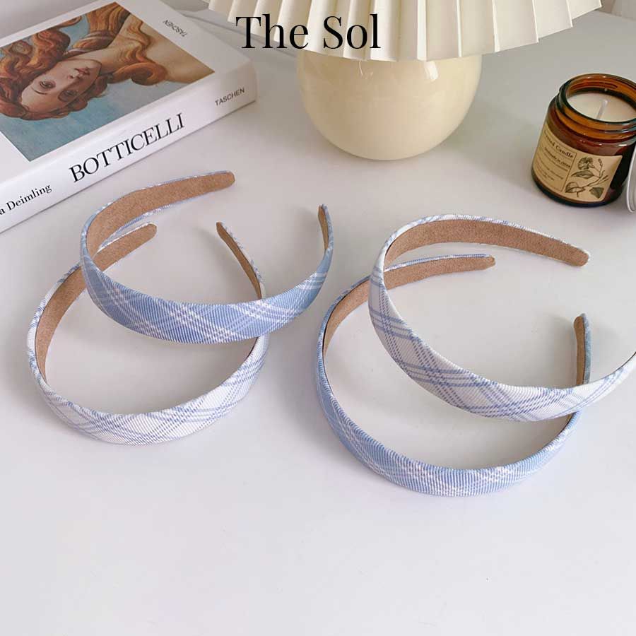 Cài Tóc Hàn Quốc Blue & Whitre Caro