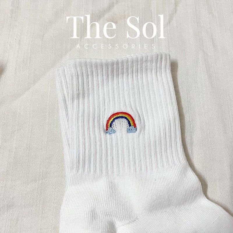 Tất Hàn Quốc Cổ Trung - Mini Rainbow