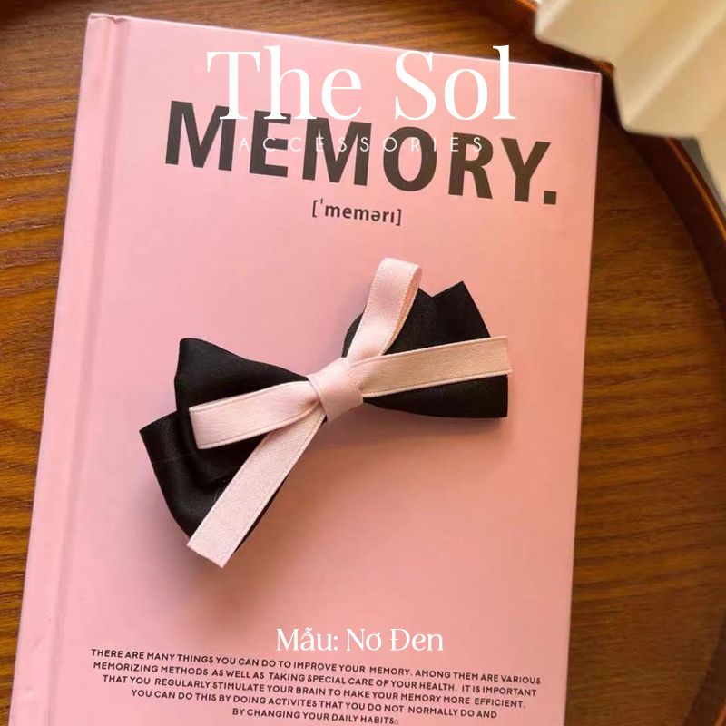 Kẹp Tóc Hàn Quốc Pink Ribbon & Bow - 1 Chiếc