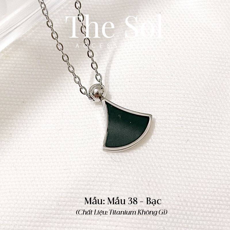 Dây Chuyền Titan Black Triangle