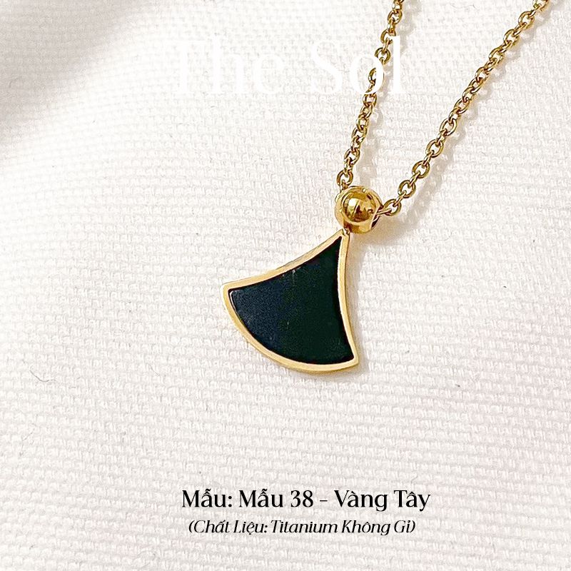 Dây Chuyền Titan Black Triangle