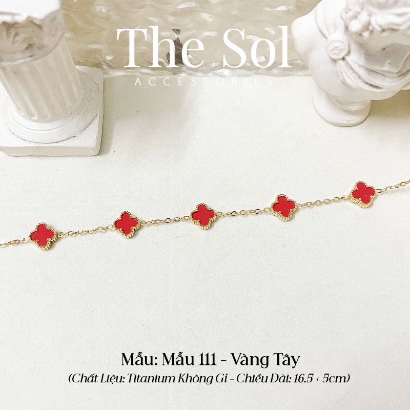 Lắc Tay Titan Red Lou 0.9cm - Mẫu 111