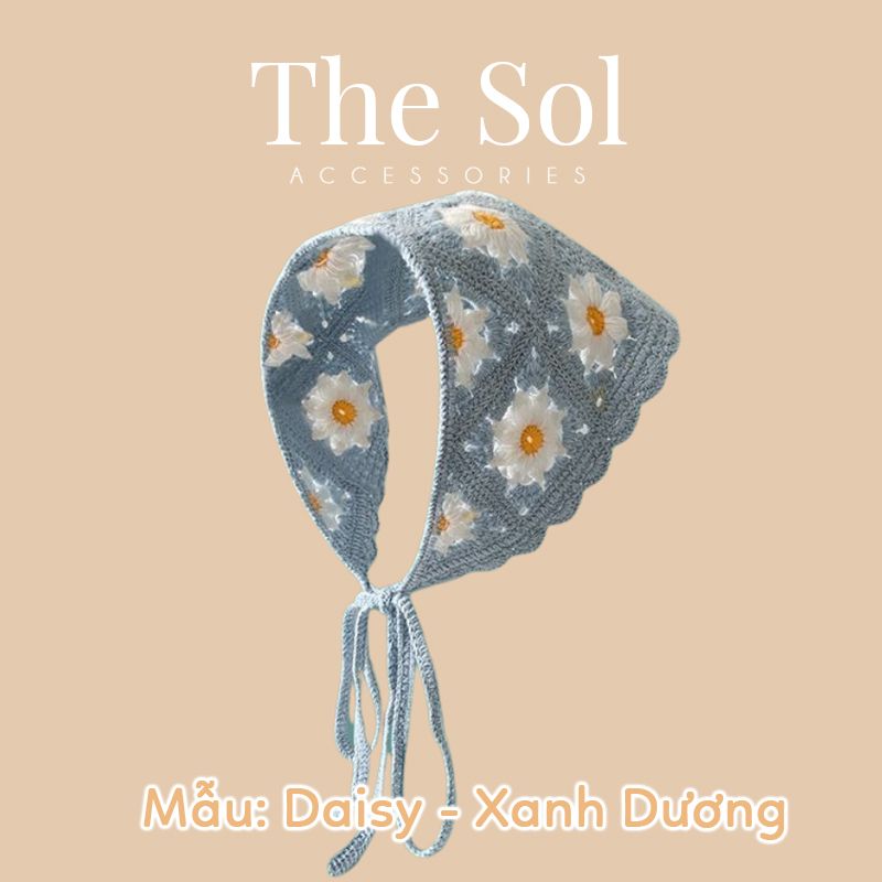 Khăn Trùm Đầu Hàn Quốc The Daisy - Vải Len