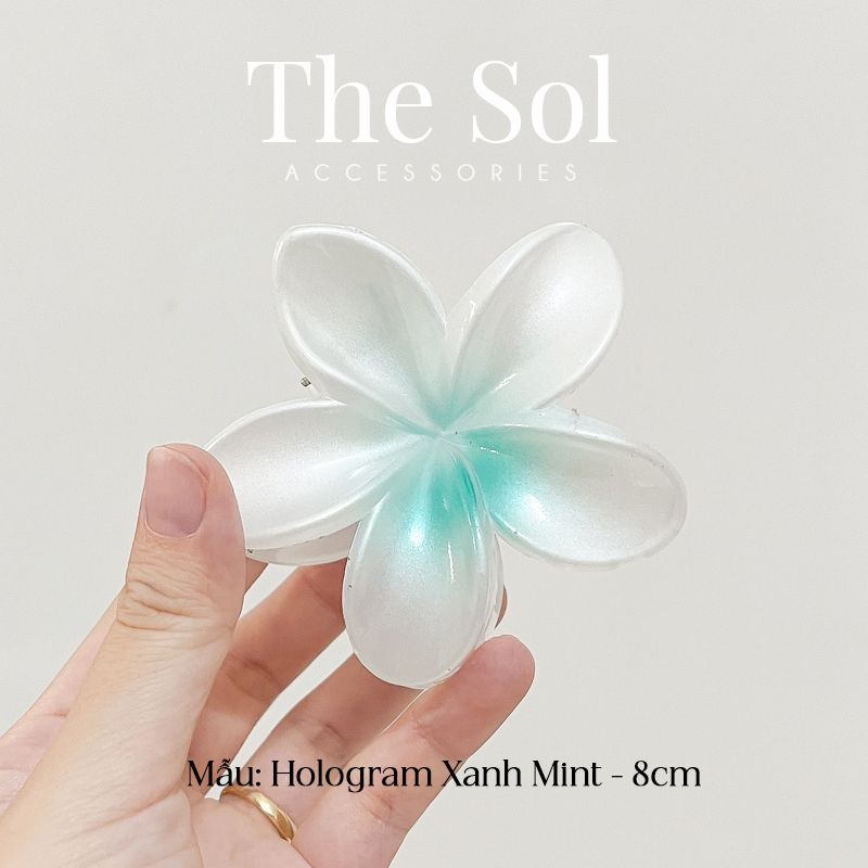 Kẹp Gắp Hoa Sứ Hologram - 8cm