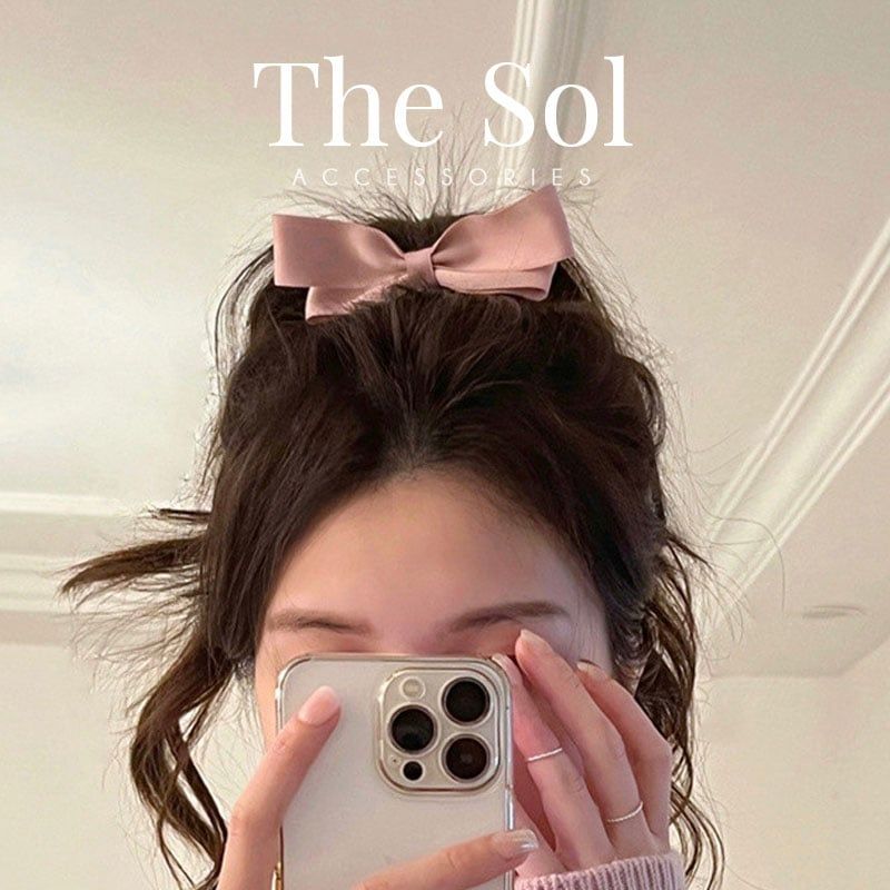 Kẹp Tóc Hàn Quốc Pinky Bow