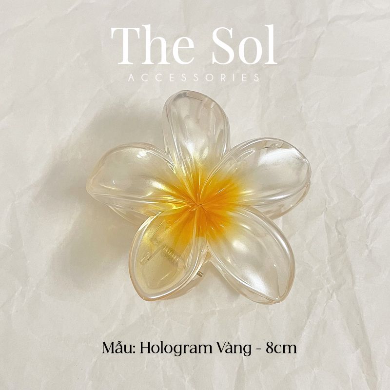 Kẹp Gắp Hoa Sứ Hologram - 8cm