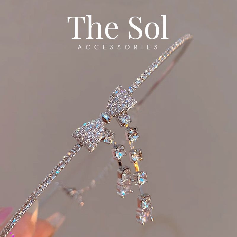 Choker Hàn Quốc Luxury Dia Bow