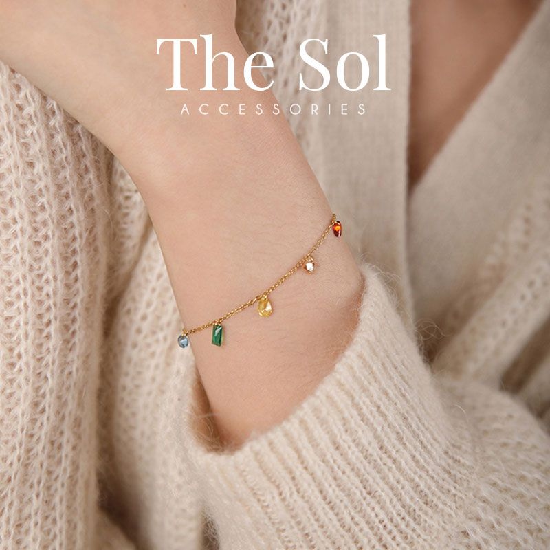 Lắc Tay Titan Colorful Stone - Mẫu 74