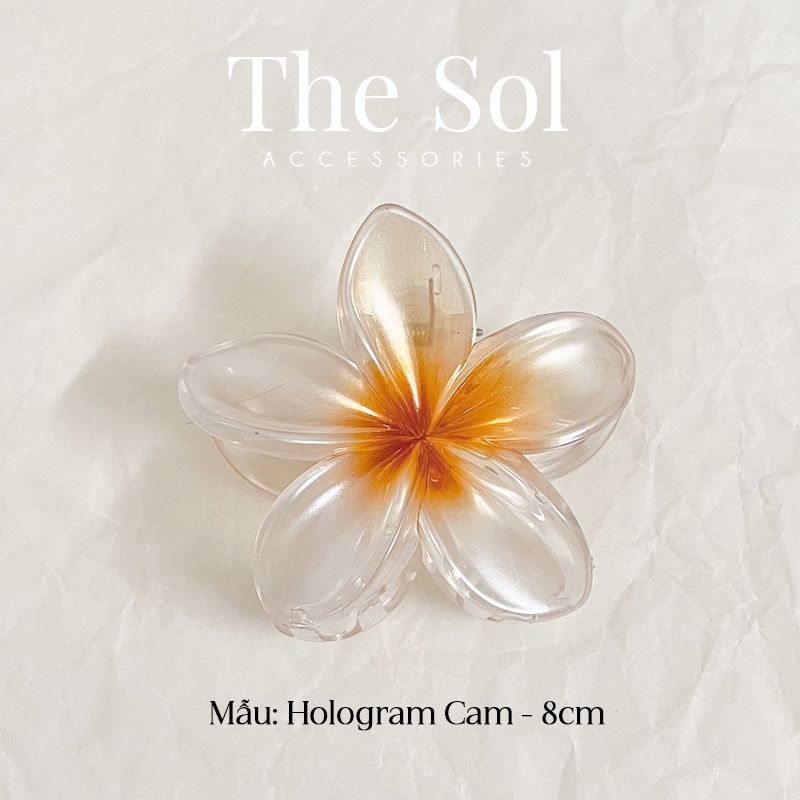 Kẹp Gắp Hoa Sứ Hologram - 8cm