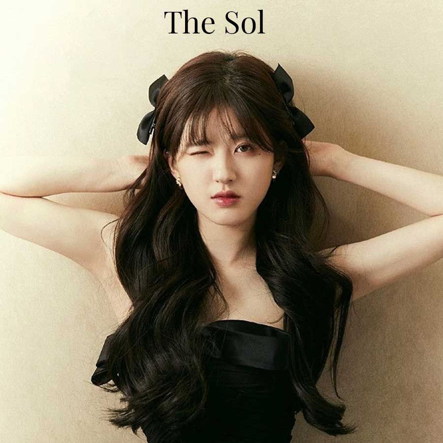 Kẹp Tóc Nơ Đen Lụa Jisoo - 1 Cặp