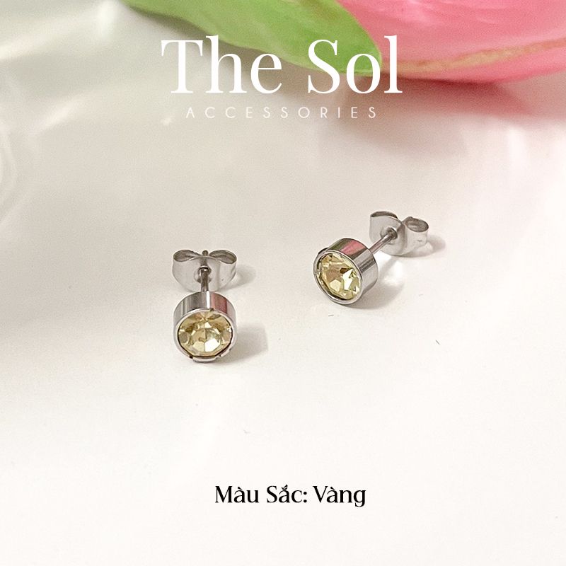 Bông Tai Titan Colour Diamond