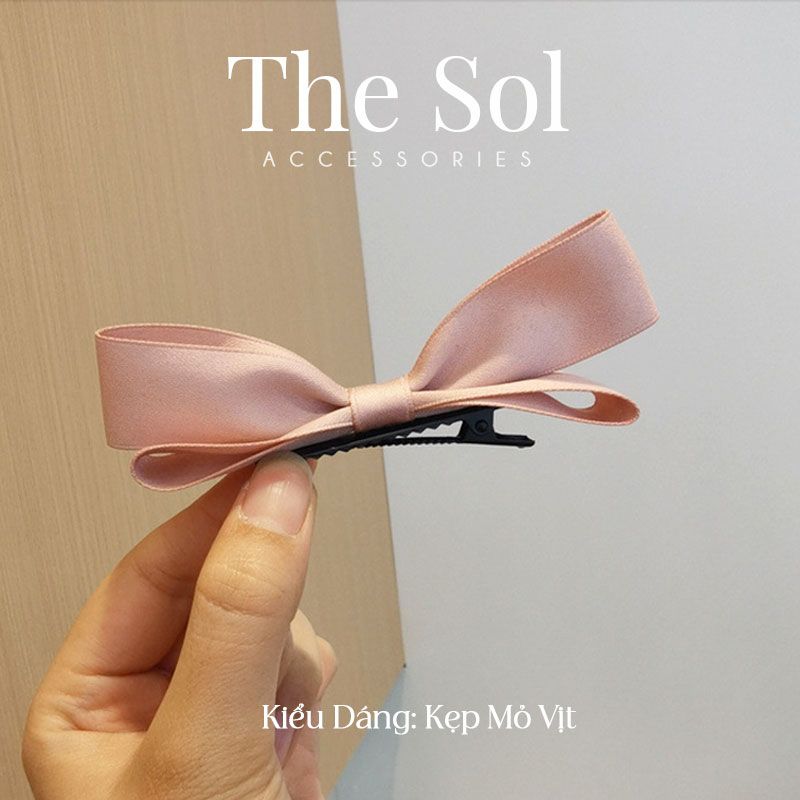 Kẹp Tóc Hàn Quốc Pinky Bow
