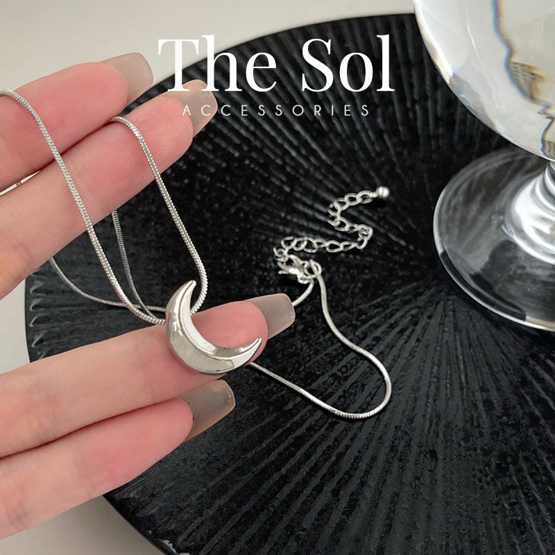 Dây Chuyền Hàn Quốc Silver Moon