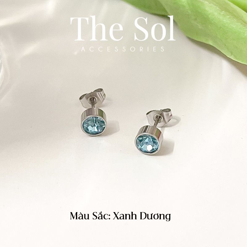 Bông Tai Titan Colour Diamond
