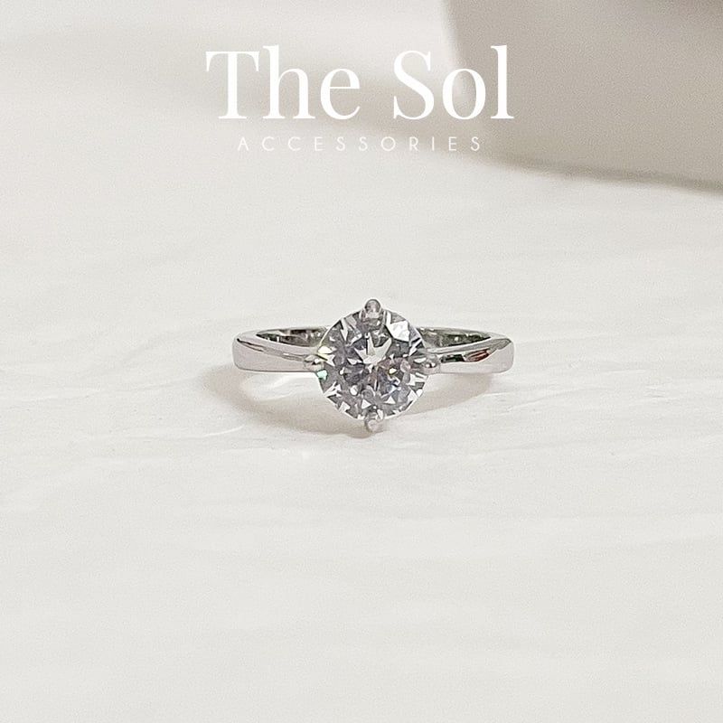 Nhẫn Titan The Diamond 7mm