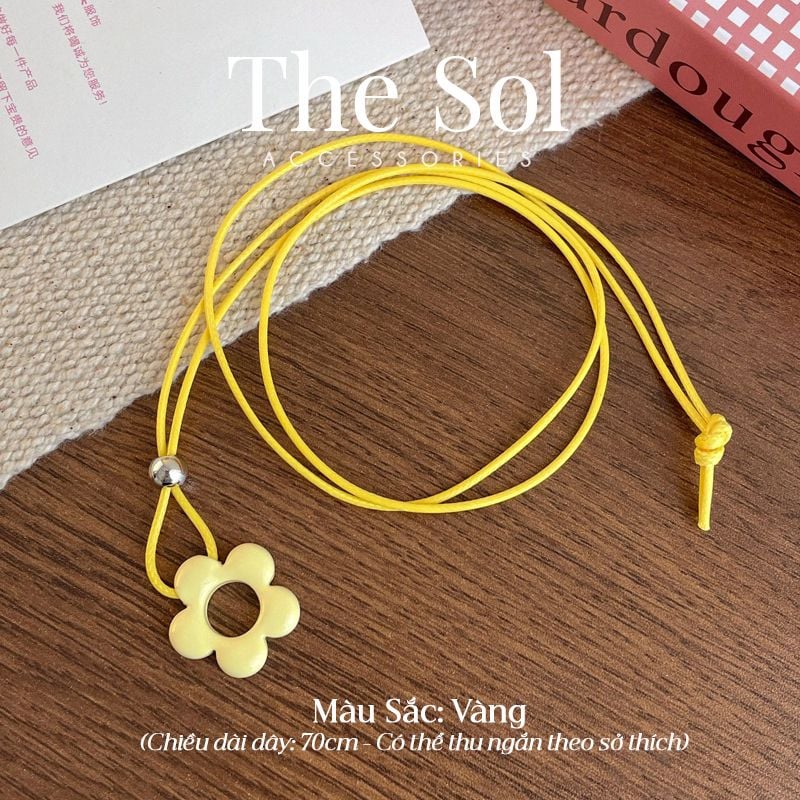 Vòng Cổ Bông Hoa Màu Sắc Mùa Hè