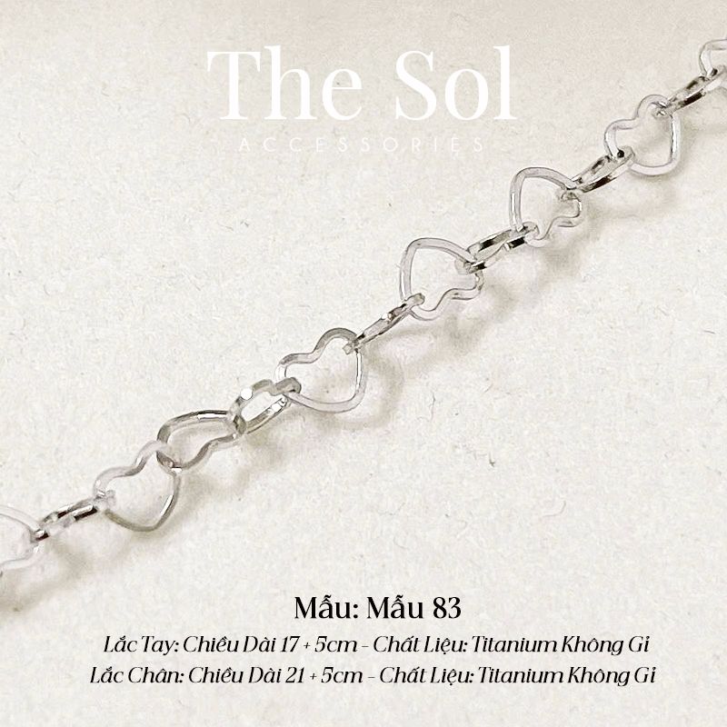 Lắc Tay Titan The Heart Chain - Mẫu 83