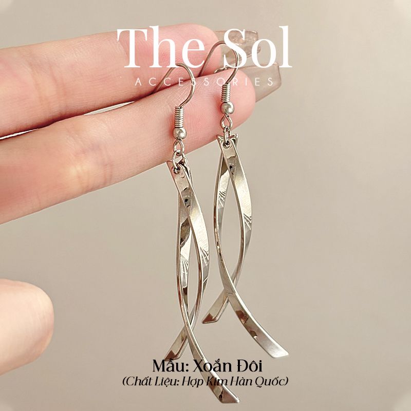 Bông Tai Hàn Quốc Twisted Pair