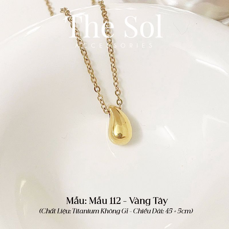 Dây Chuyền Titan Unique Pea - Mẫu 112