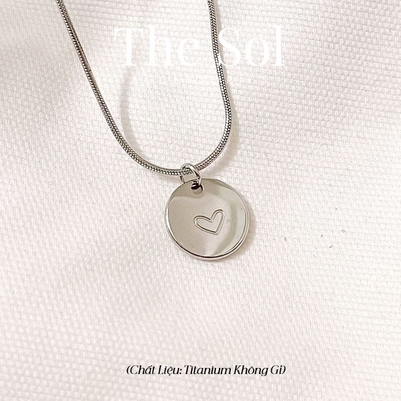 Dây Chuyền Titan Couple Heart