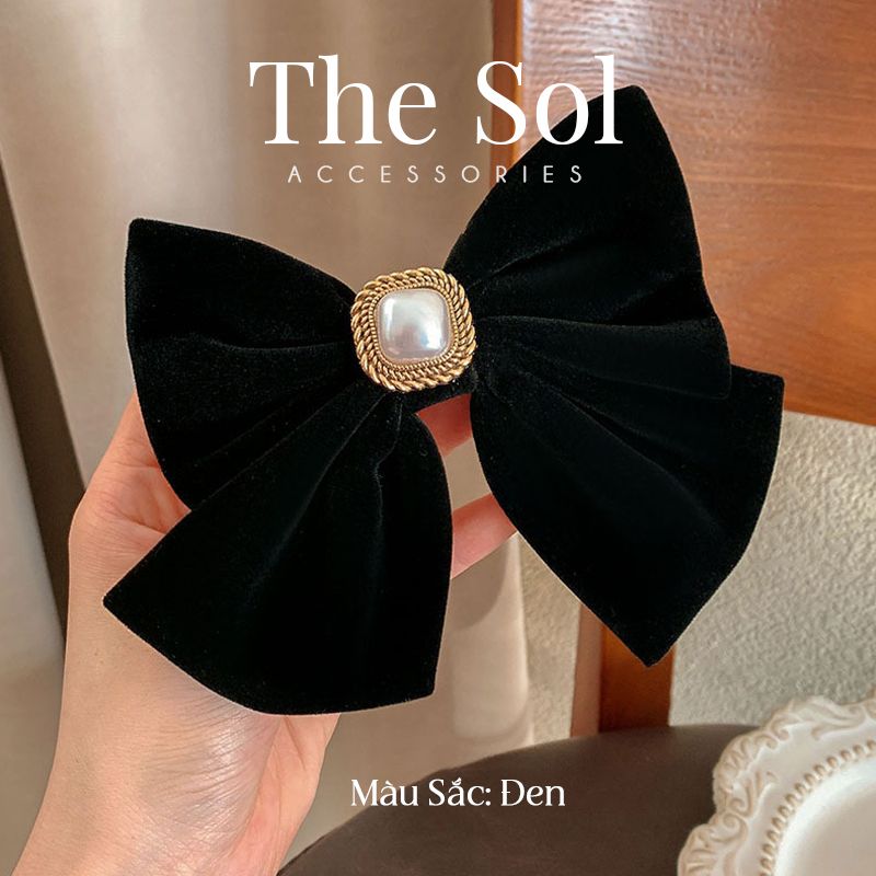 Kẹp Tóc Hàn Quốc Square Pearls
