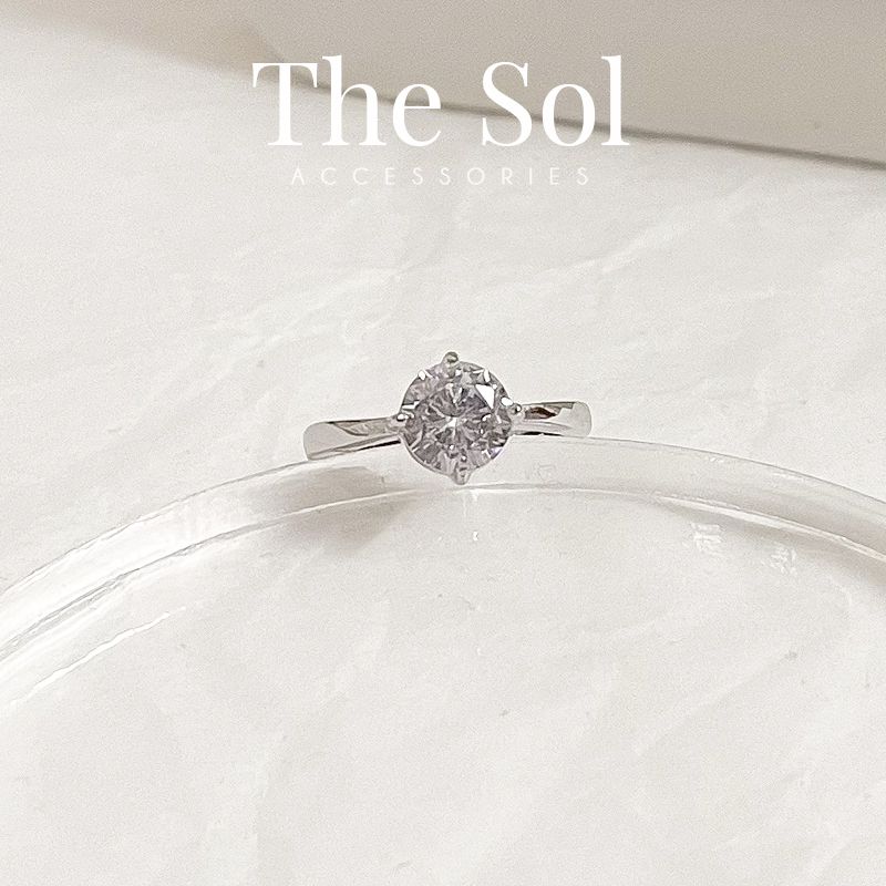 Nhẫn Titan The Diamond 7mm