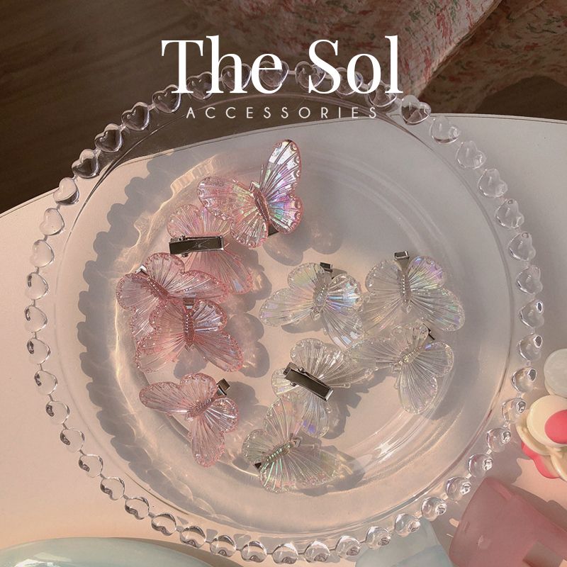 Kẹp Tóc Hàn Quốc Hologram Butterfly - 1 Chiếc