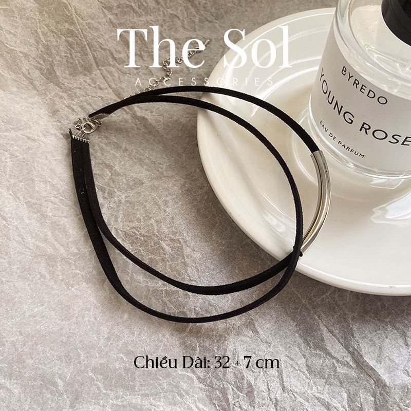 Choker Hàn Quốc Double Black Layer