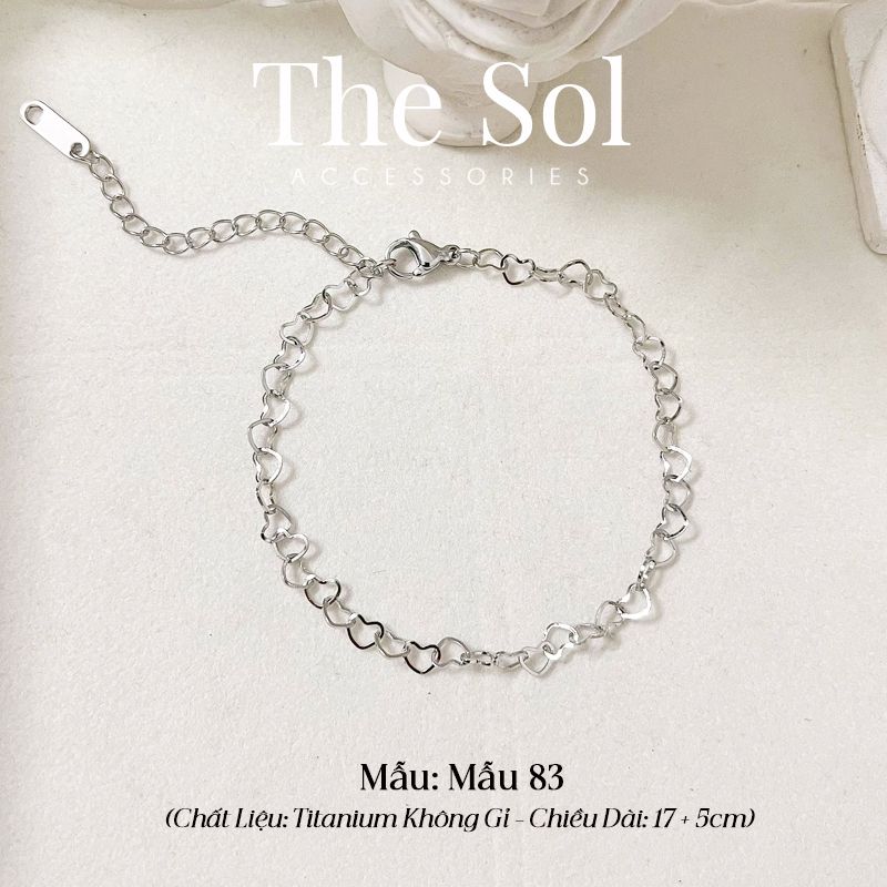Lắc Tay Titan The Heart Chain - Mẫu 83