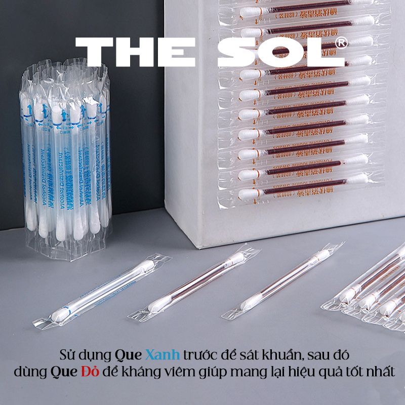 Tăm Bông Sát Trùng Lỗ Xỏ