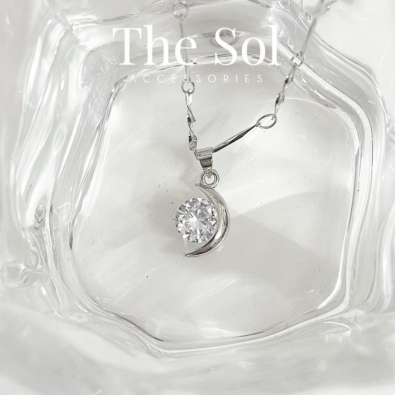 Dây Chuyền Hàn Quốc Diamond On Moon