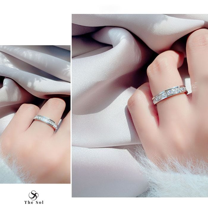 Nhẫn Titan Unisex One Ice