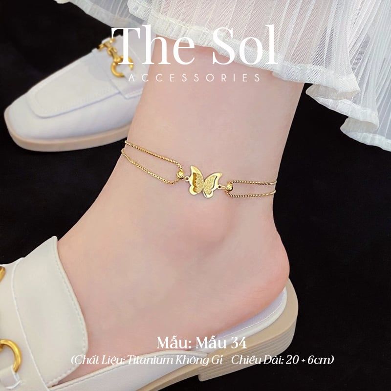 Lắc Chân Titan The Butterfly - Mẫu 34