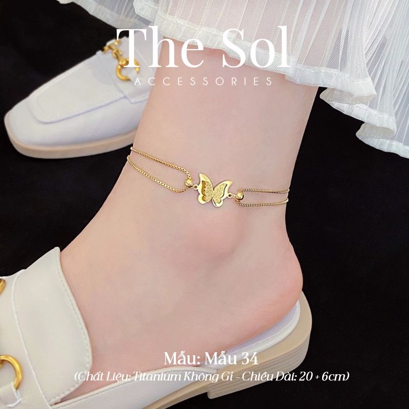 Lắc Chân Titan The Butterfly - Mẫu 34