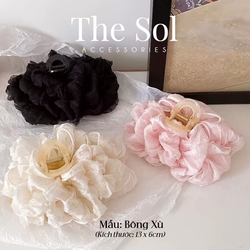 Kẹp Gắp Hàn Quốc Trendy Bông Xù