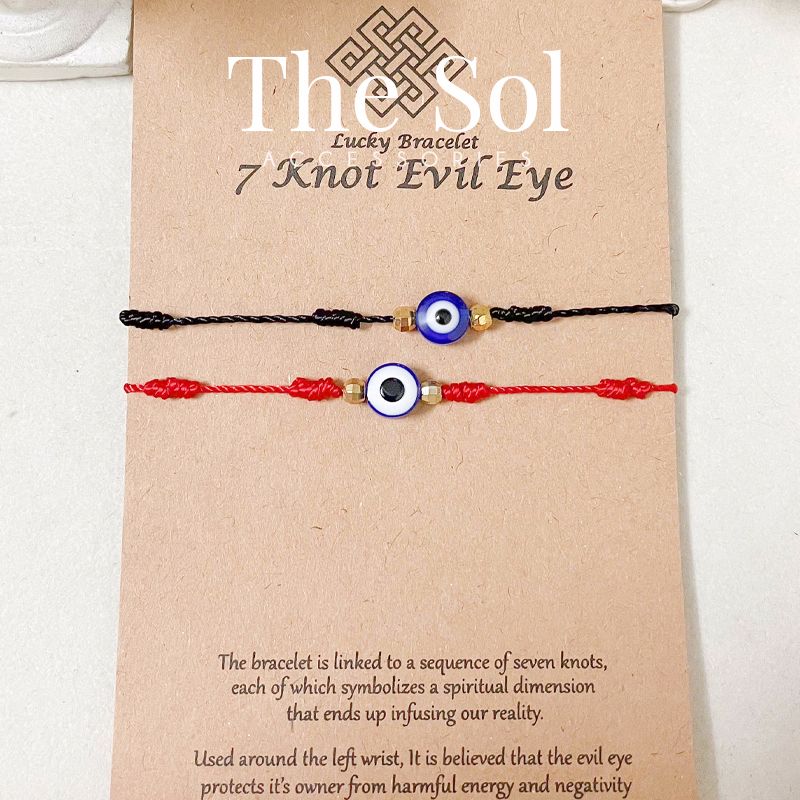 Lắc Tay Hàn Quốc Evil's Eye - Dây Vải