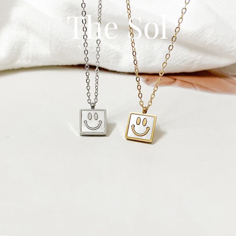 Dây Chuyền Titan Square Smile