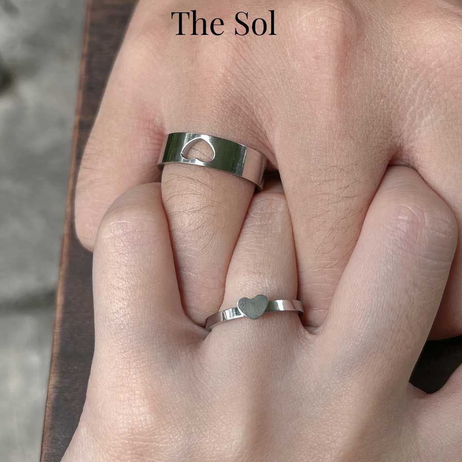Nhẫn Titan Couple The Heart