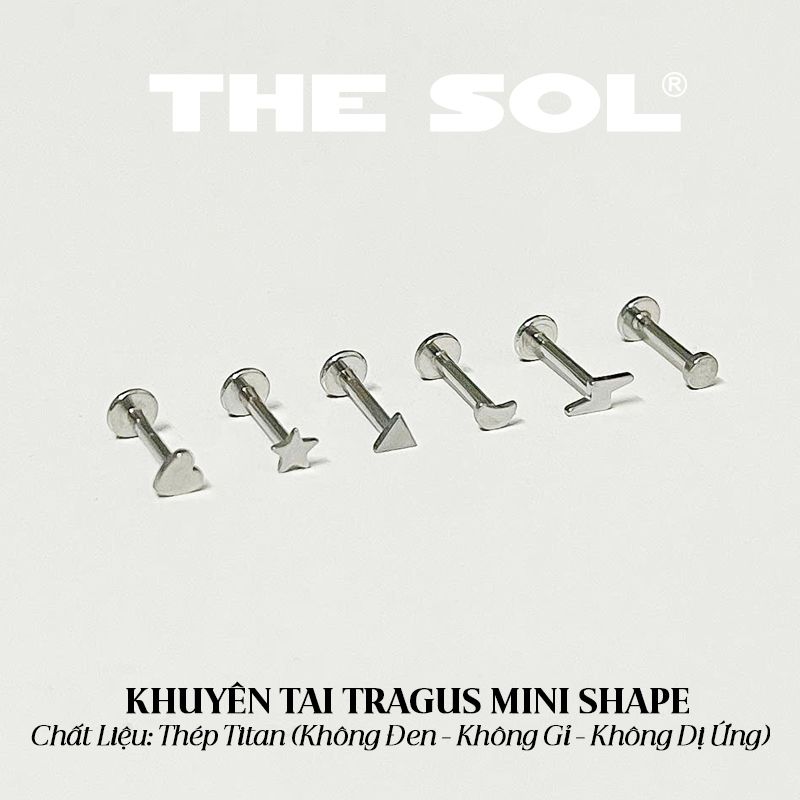 Khuyên Tai Titan TRAGUS Mini Shape