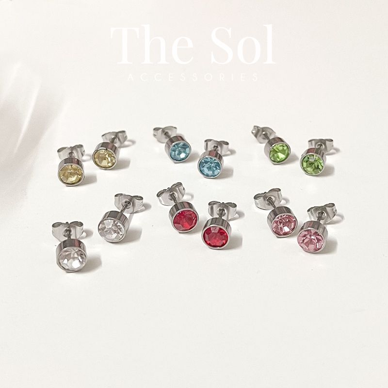 Bông Tai Titan Colour Diamond