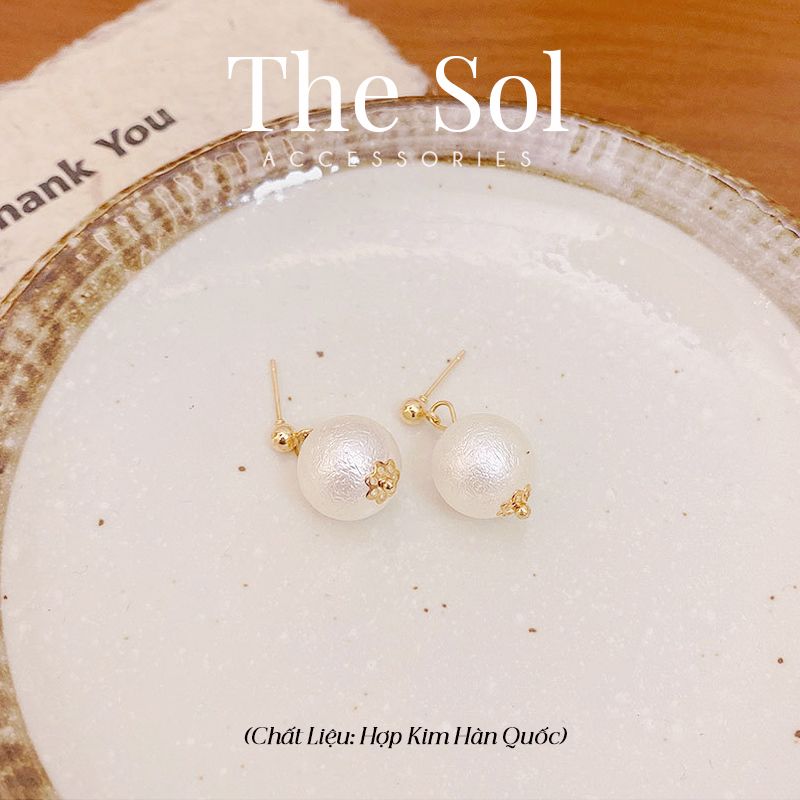 Bông Tai Hàn Quốc Big Pearl