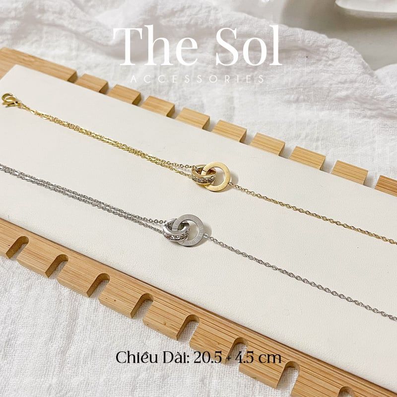Lắc Chân Titan Double Cati