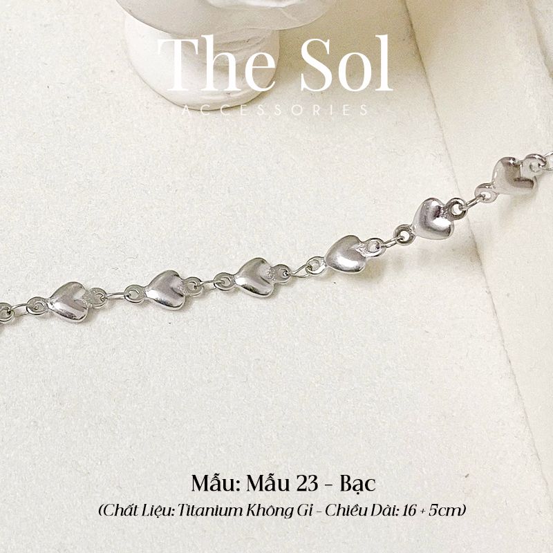 Lắc Tay Titan Mini Heart - Mẫu 23