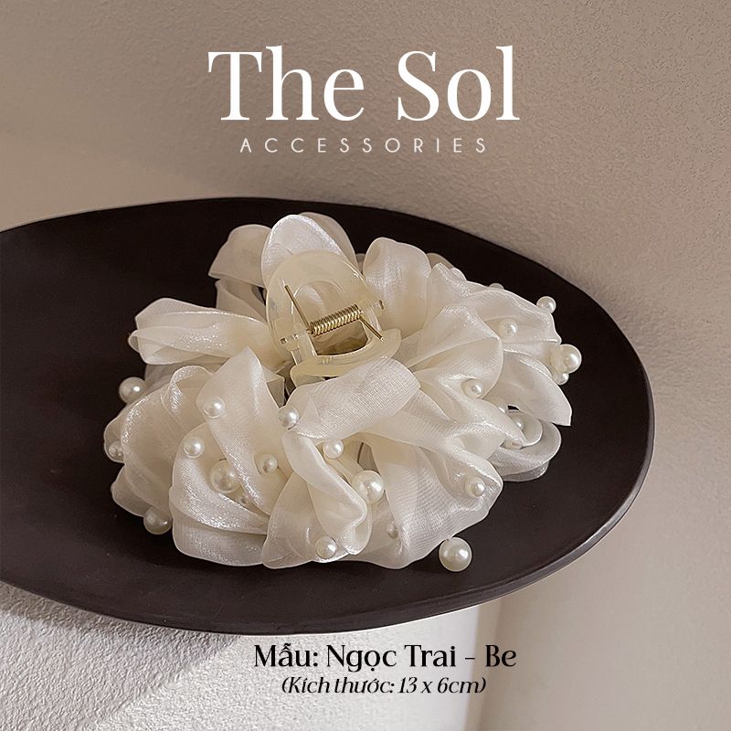 Kẹp Gắp Hàn Quốc Trendy Ngọc Trai