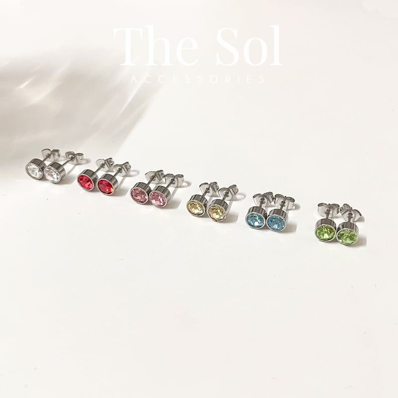 Bông Tai Titan Colour Diamond