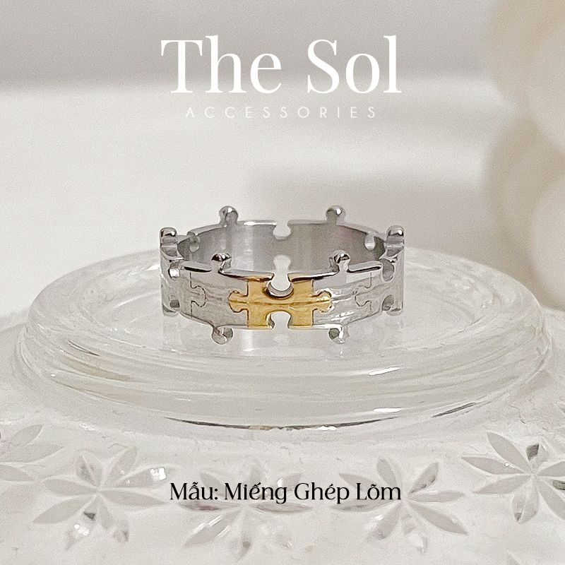 Nhẫn Titan Couple The Puzzle