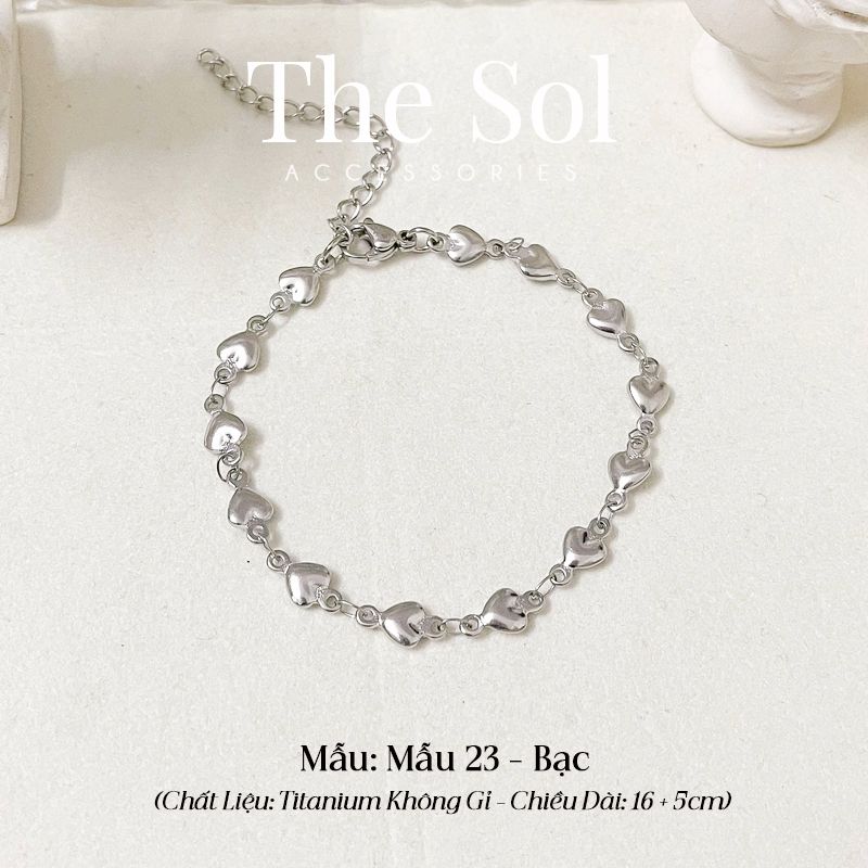 Lắc Tay Titan Mini Heart - Mẫu 23
