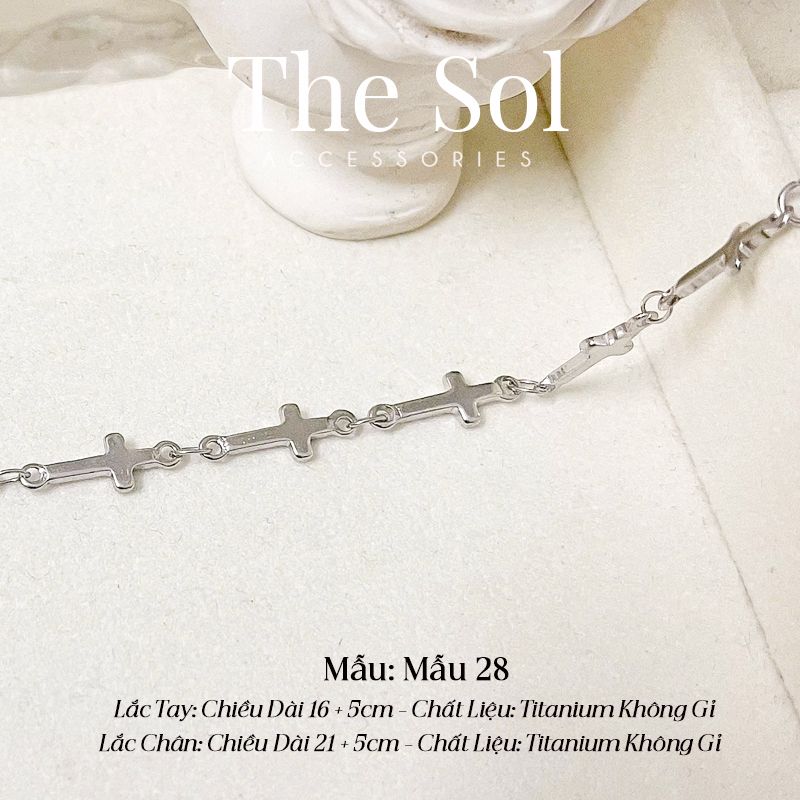 Lắc Chân Titan Mini Cross - Mẫu 28